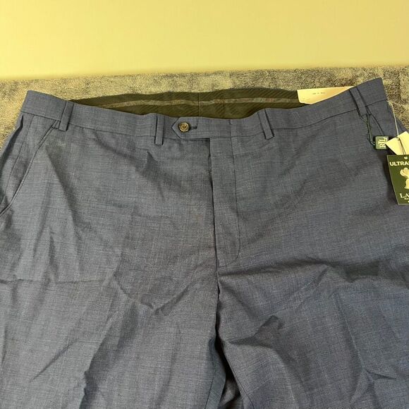 Lauren Ralph Lauren Men's 44X32 Navy Blue Ultraflex Wool Pants NWT *READ - Picture 2 of 16